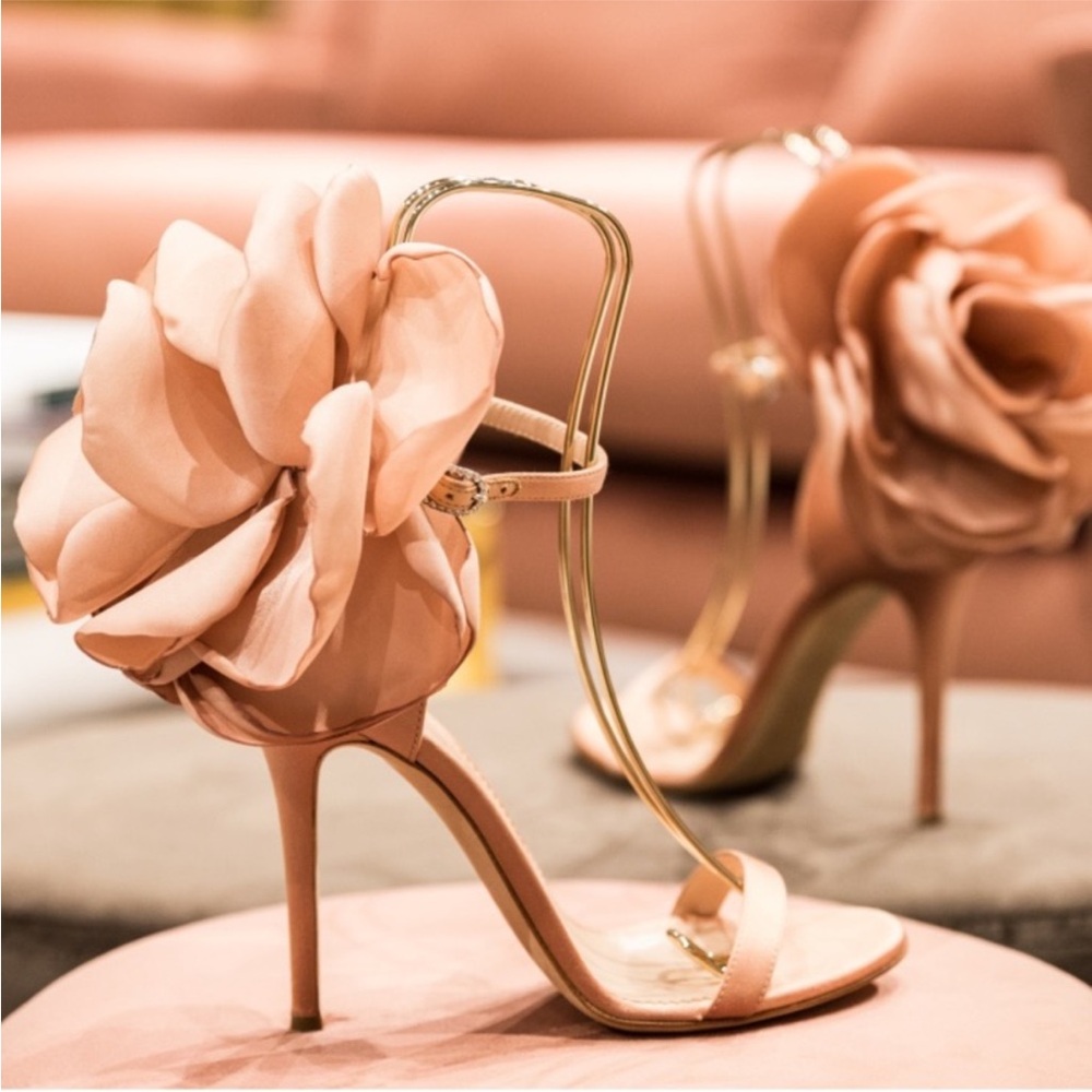 Like New GIUSEPPE ZANOTTI Peony 115mm Sandals In Schwarz $1,395 38 - Picture 3 of 15